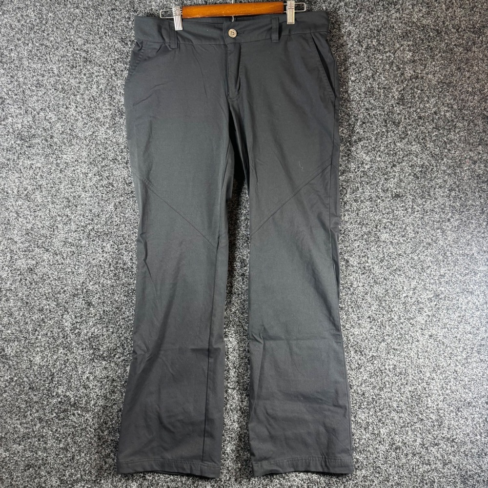 Columbia Omni-Shield Black Hiking Pants Womens 12 Regular Stretch Outdoor Travel